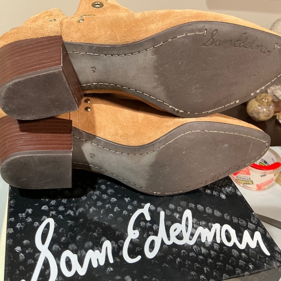 Sam Edelman Rubin camel suede booties - Picture 5 of 6